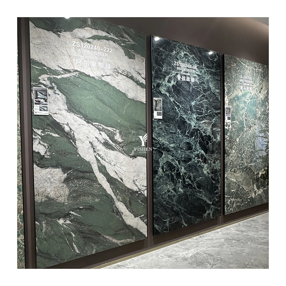 Large Format 1200x2400mm Sintered Stone Slab Calacatta White Porcelain Marble Floor Tiles  for Living Room Wall Background
