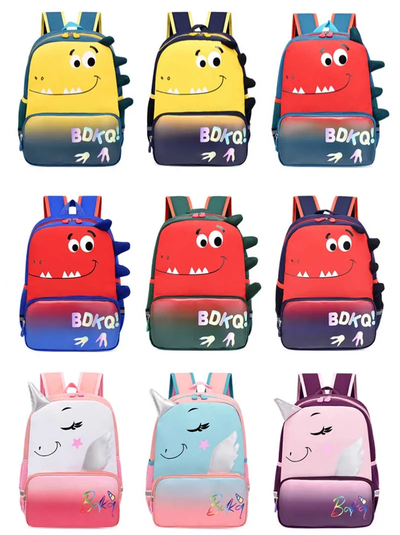 Nursery Kids Dinosaur Print Backpacks Toddle Children School Bag Zoo 3D Cute Animal Cartoon Preschool Rucksack