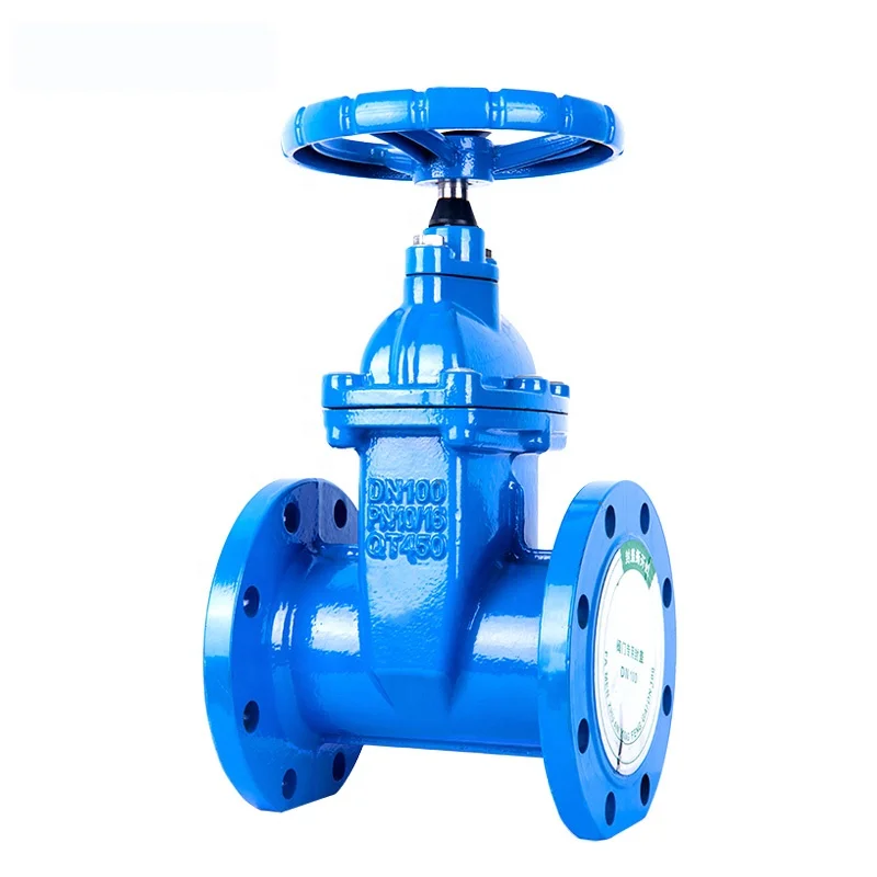 Valve Made In China PN10 PN16 Soft Seal flange 1 Inch 4 Inch 6 Inch 8 Inch Ductile Iron Sluice Gate Valve