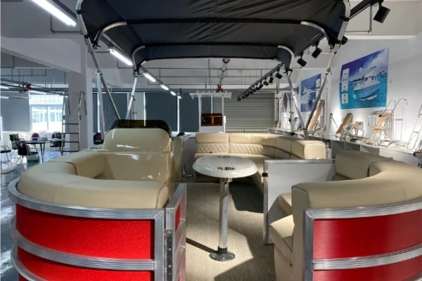 Allsea Pontoon High End Yachts Catamaran 26FT Double Deck Pontoon Party Boat (Cross-border)