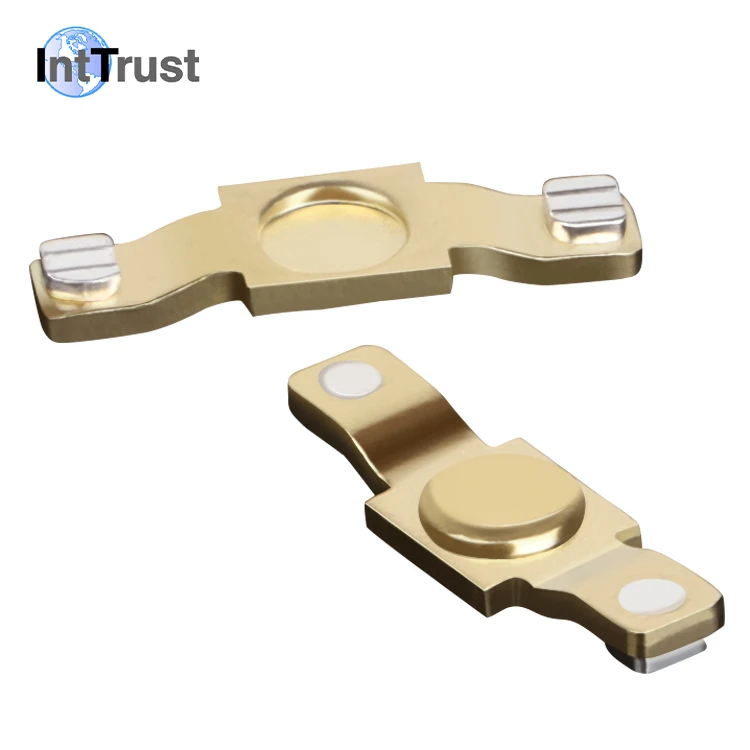 Custom Miniature Circuit Breaker Part Moving Contact With Silver Coating Precision Sheet Metal Stamping Parts