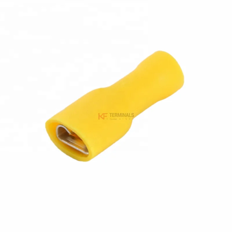 FDFD 1.25-187 (8) Cables Wires 0.5~1.5mm2 Waterproof Connectors Fully Insulated Wire Terminal Quick Disconnect