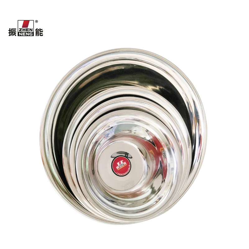 28cm High Quality Chinese Soup Bowl, Salad Bowl Set, Stainless Steel Mixing Bowl Set