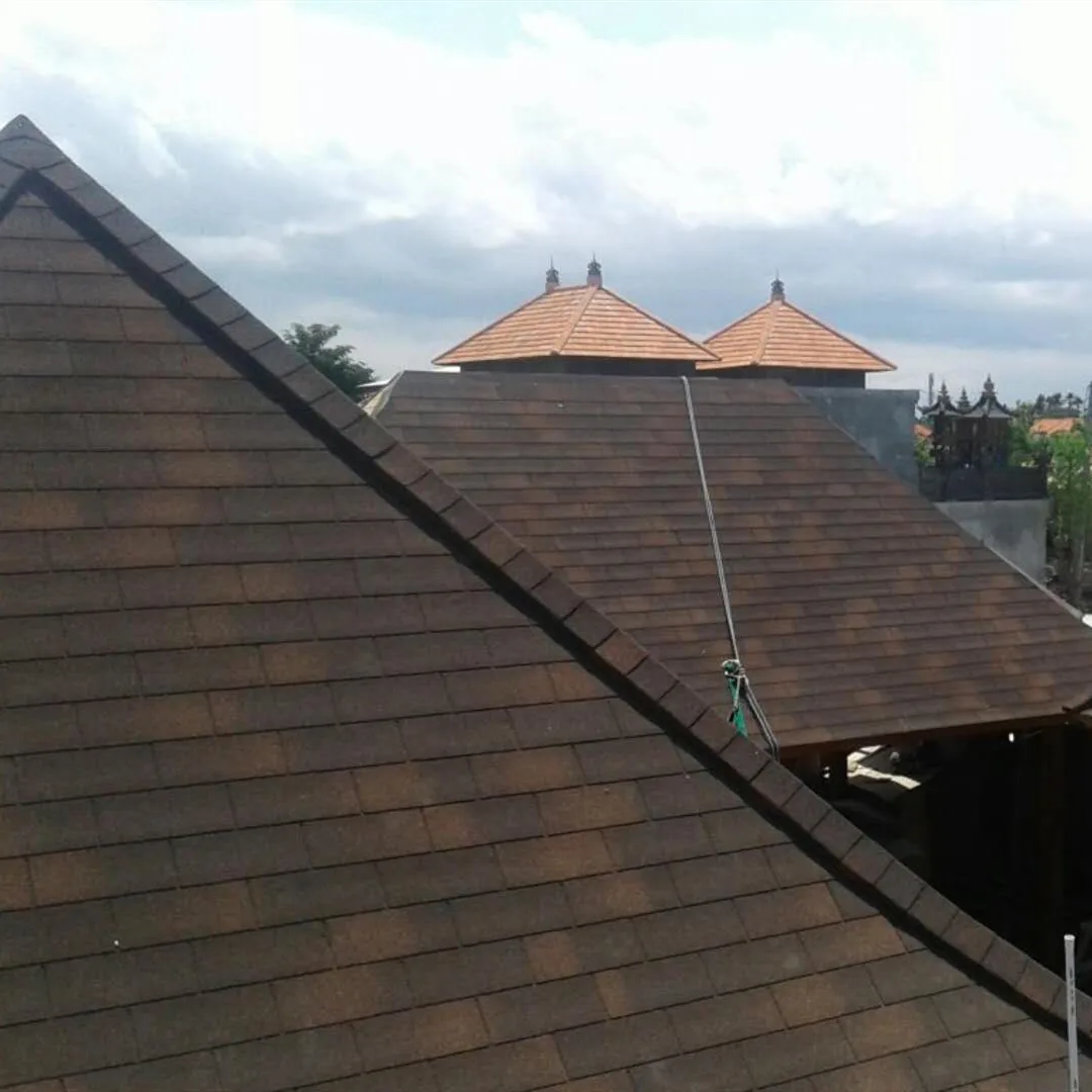 China Factory Directly Sell Durable 3 Tab Single Layer Roof Tile Asphalt shingle