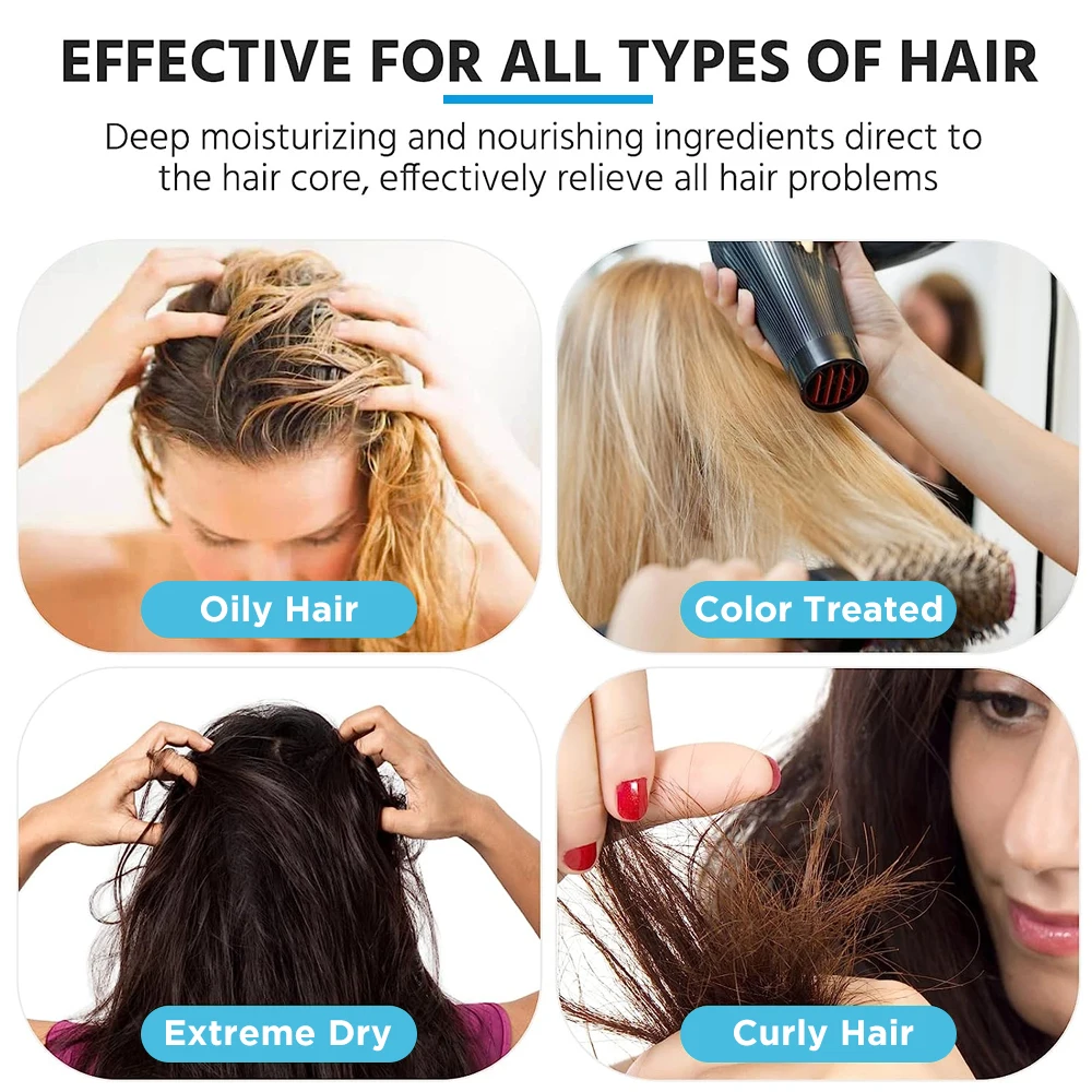 Beaver Shampooing Naturel Repair Shampoo Organic Coconut Oil & Quinoa Hair Shampoo and Conditioner for Normal and Dry Hair