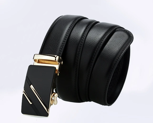 110/120/125 cm Length Real Top Cowhide Leather belt for men with Customize Metal Buckle