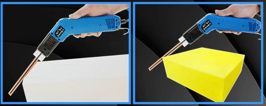 Electric Hot Knife Air-cooled Handheld Electric Cutting Knife 220V Wired 16 Gear Adjustment Foam Sponge Webbing Cloth Cutter
