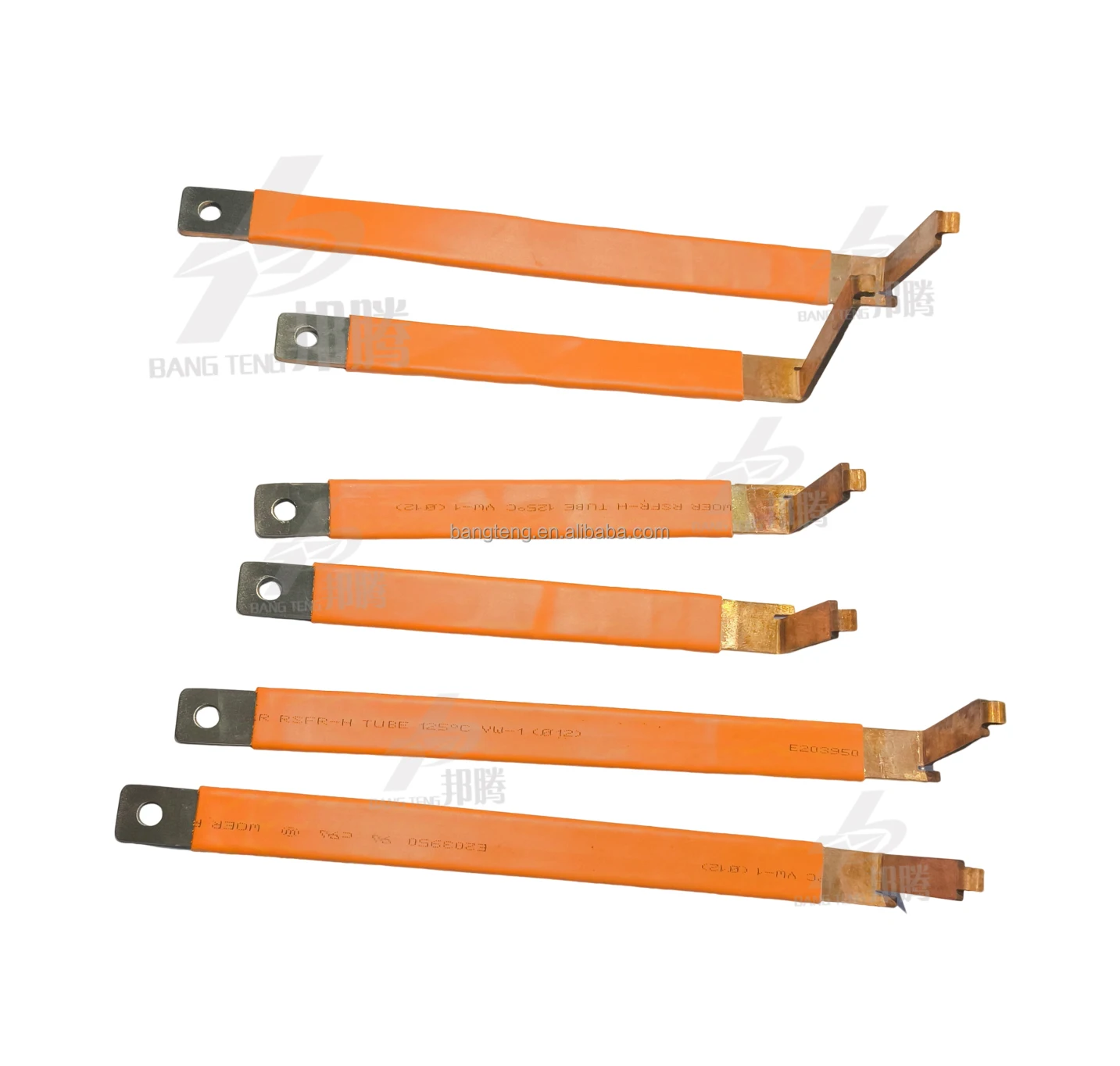 Flexible Copper Busbar Battery Connectors Hard Copper Busbar for Power Distribution Bending Busbar