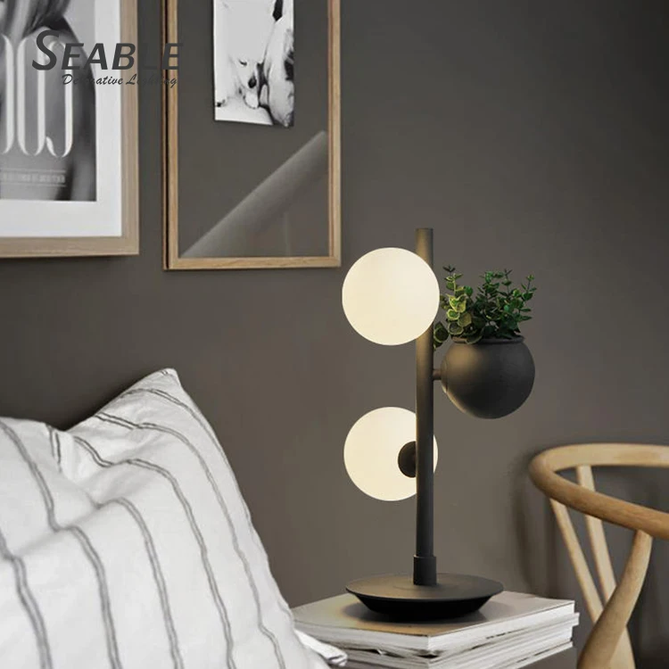 Asian planting mini desk children kids computer room G4 small table lamp