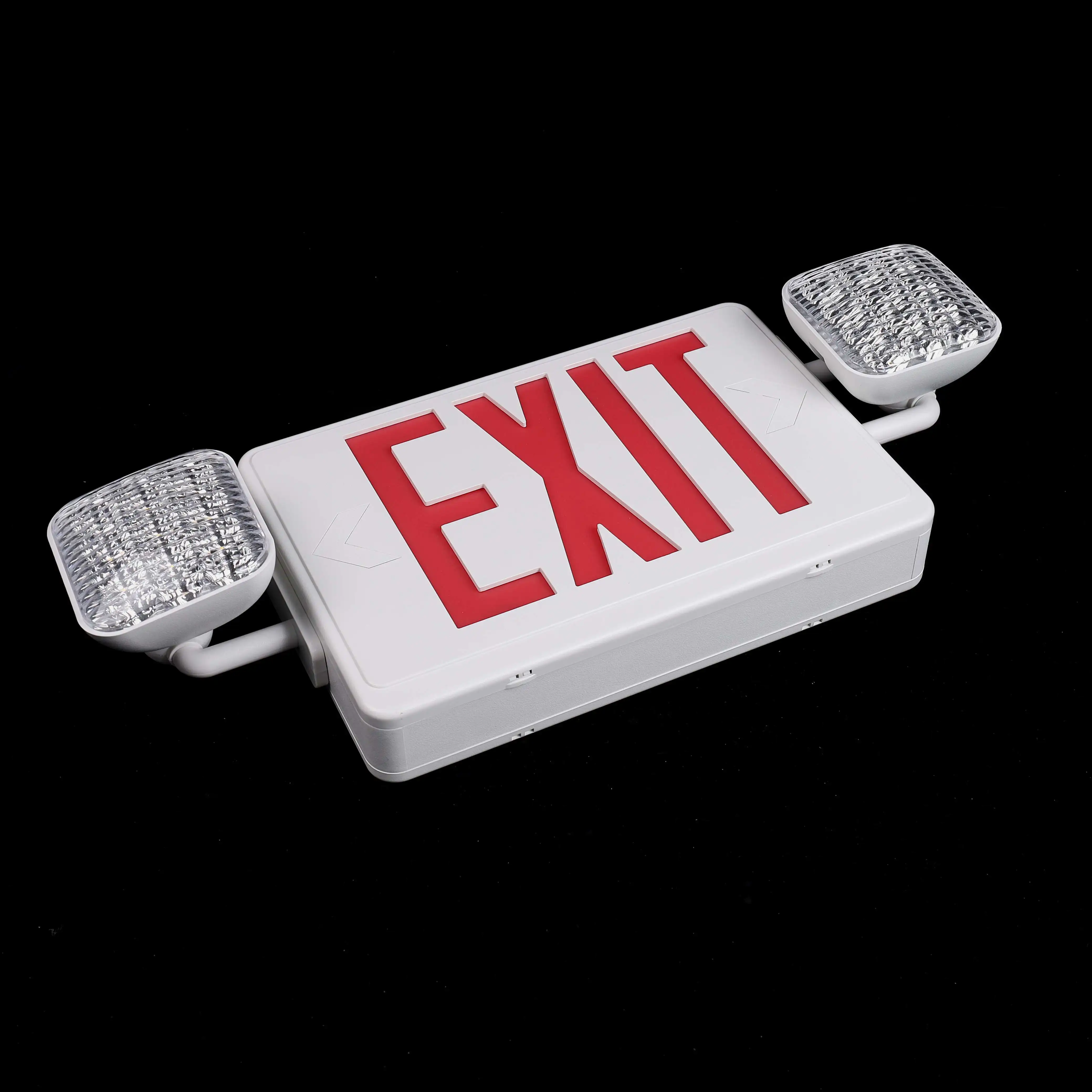 Double Head Lighting Composite Emergency Lighting Exit Sign Emergency Exit Light Head 2x1.2w Led Head Lamp