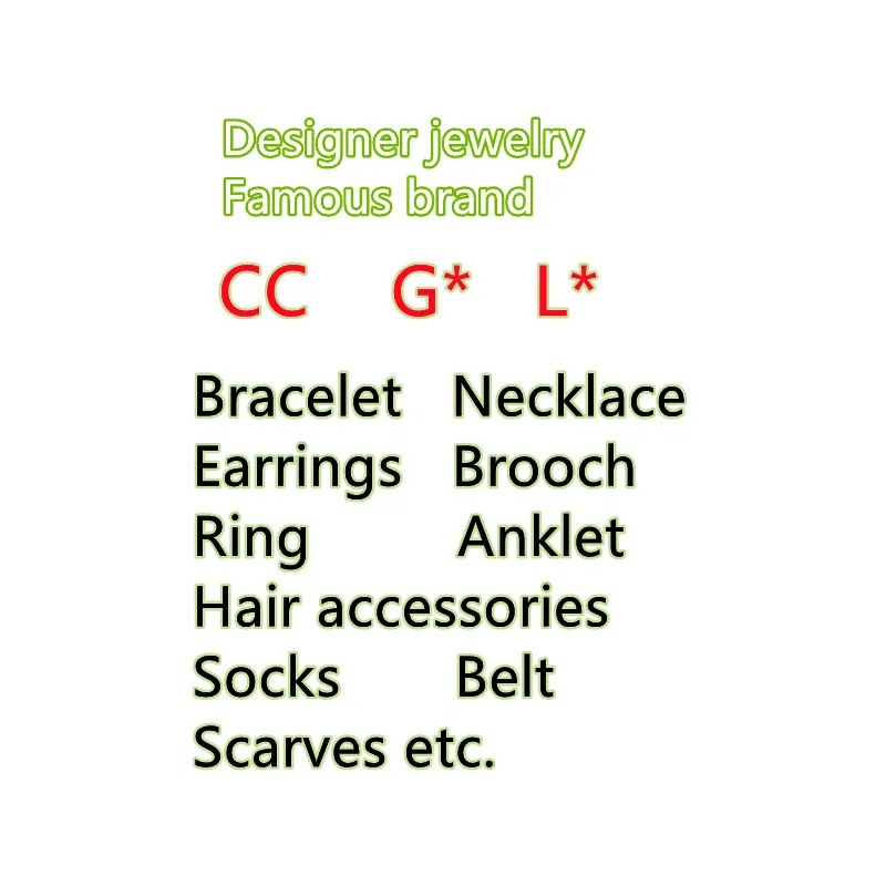 Luxury Famous Brand Designer Jewelry Double G C CC Stud Earrings Hats Scarf Purse