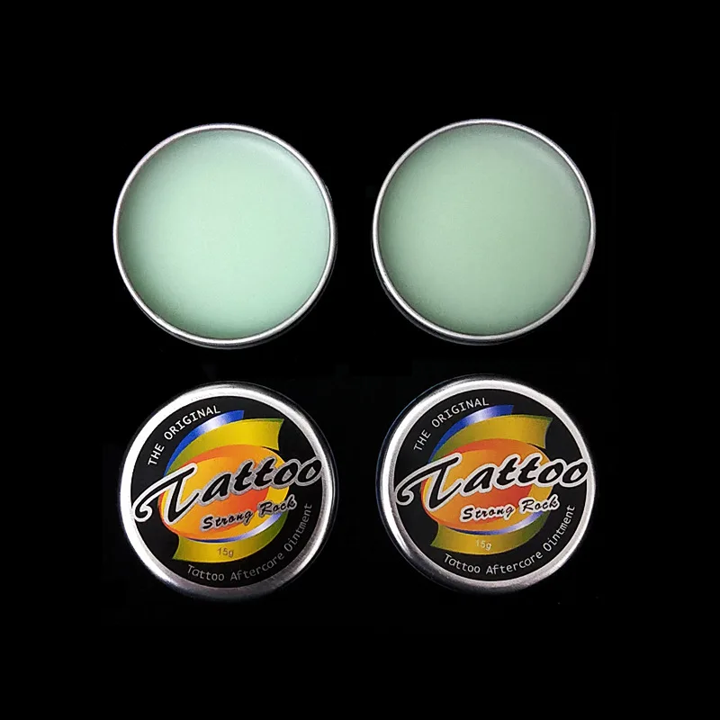 Wholesale Tattoo Repair Balm Aftercare Cream After Care Anti Scar STRONG ROCK Skin Healing Supplies Classic Iron Box