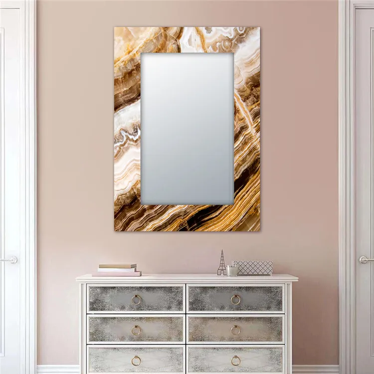 Antique Bathroom Wall-Mounted Creative Wall-Mounted Sink Bathroom Retro European Style Half-Length Toilet Handheld Mirror