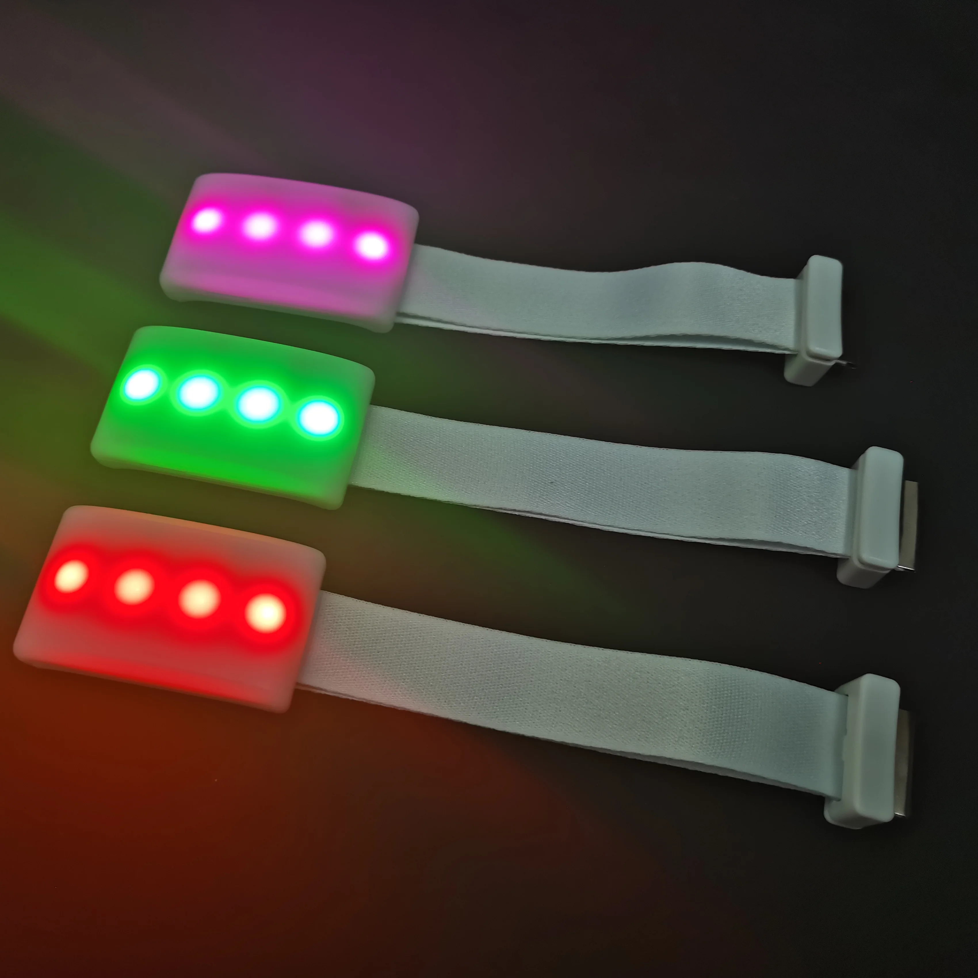2023 новый продукт регулируемый 4 светодиодов RGB пользовательский Печатный тканевый