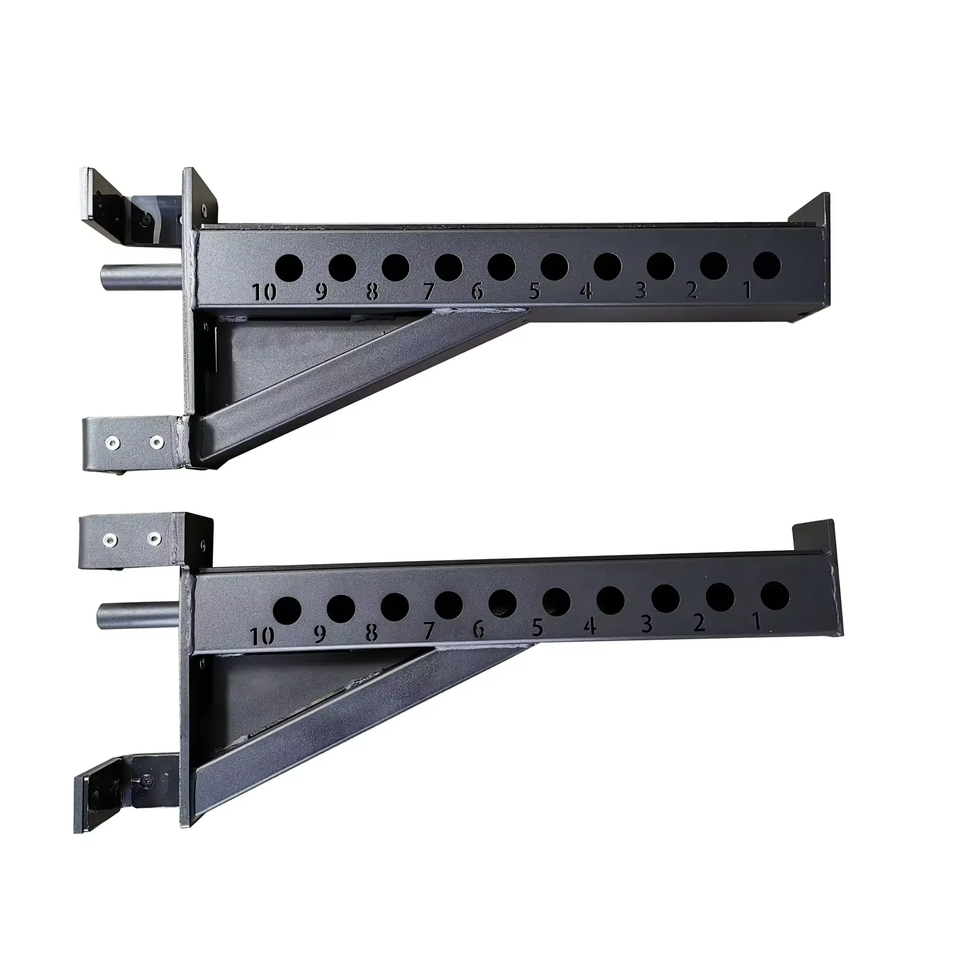 HALA-SR-BS-0020 Steel Arms Squat Rack Spotter Arms for Squat Power Rack Durable Metal Accessories