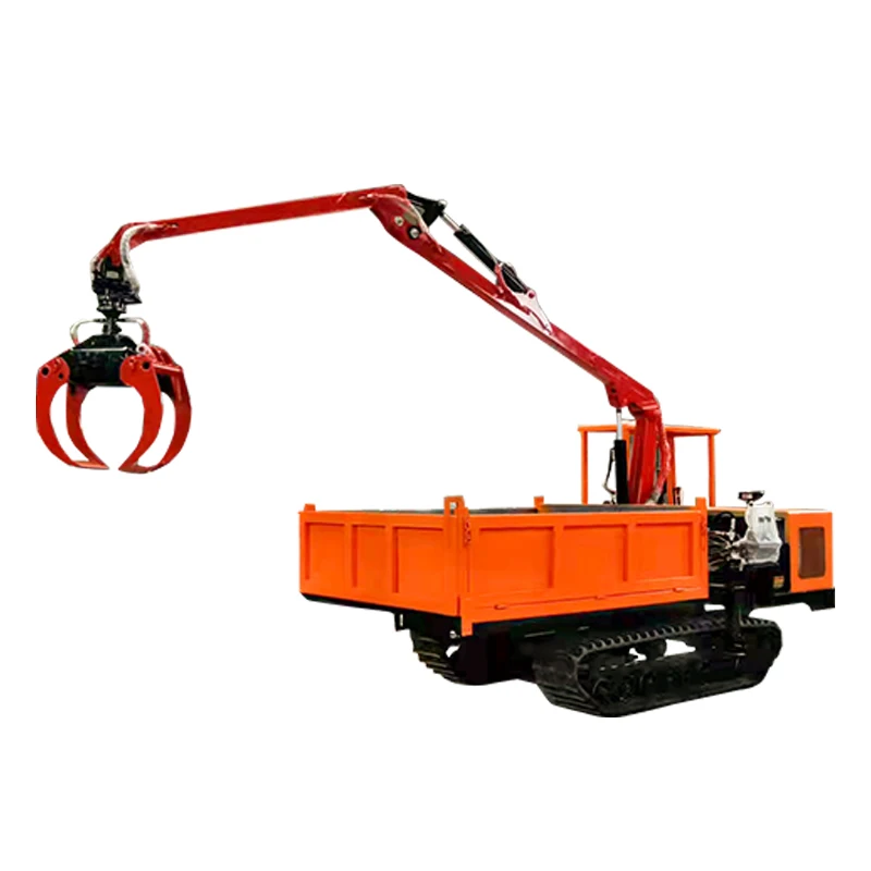 Powerful Machines Equipment Forest Log Grabber Trailer Crawler Wood Grabber on Sale