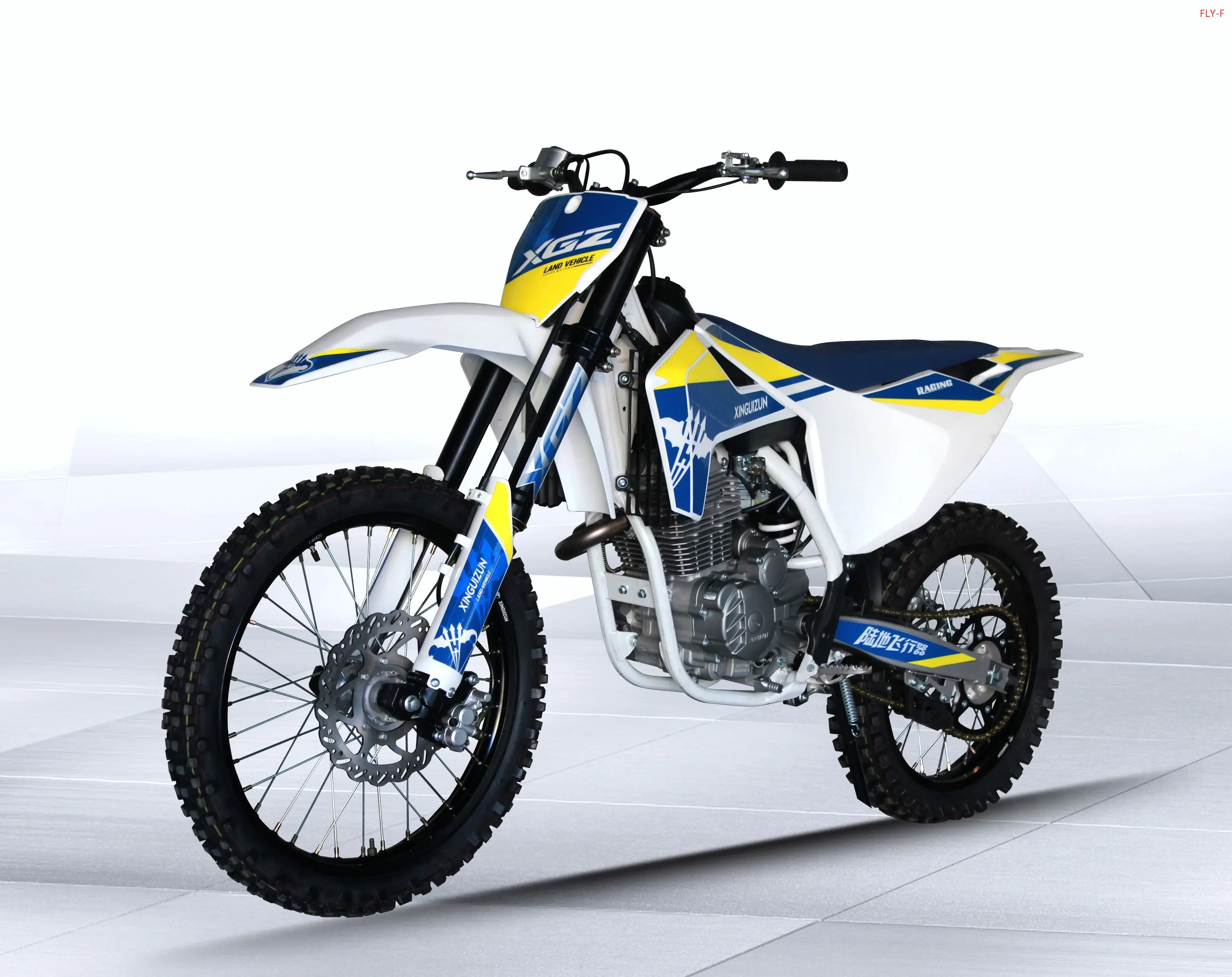 Байк велосипед способный преодолевать Броды для продажи внедорожных 250cc 4 тактный Max черного желтого цвета цепочкой красного и голубого цвета-белый клапан форсунки дизельной уличные Фотофон на заказ Голубая горячая клавиша переключения