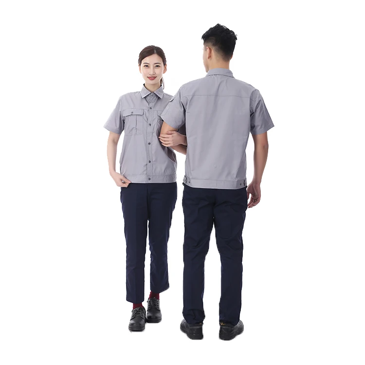 Customized Cotton Jacket and Pants Factory Working Uniforms Overall Workwear