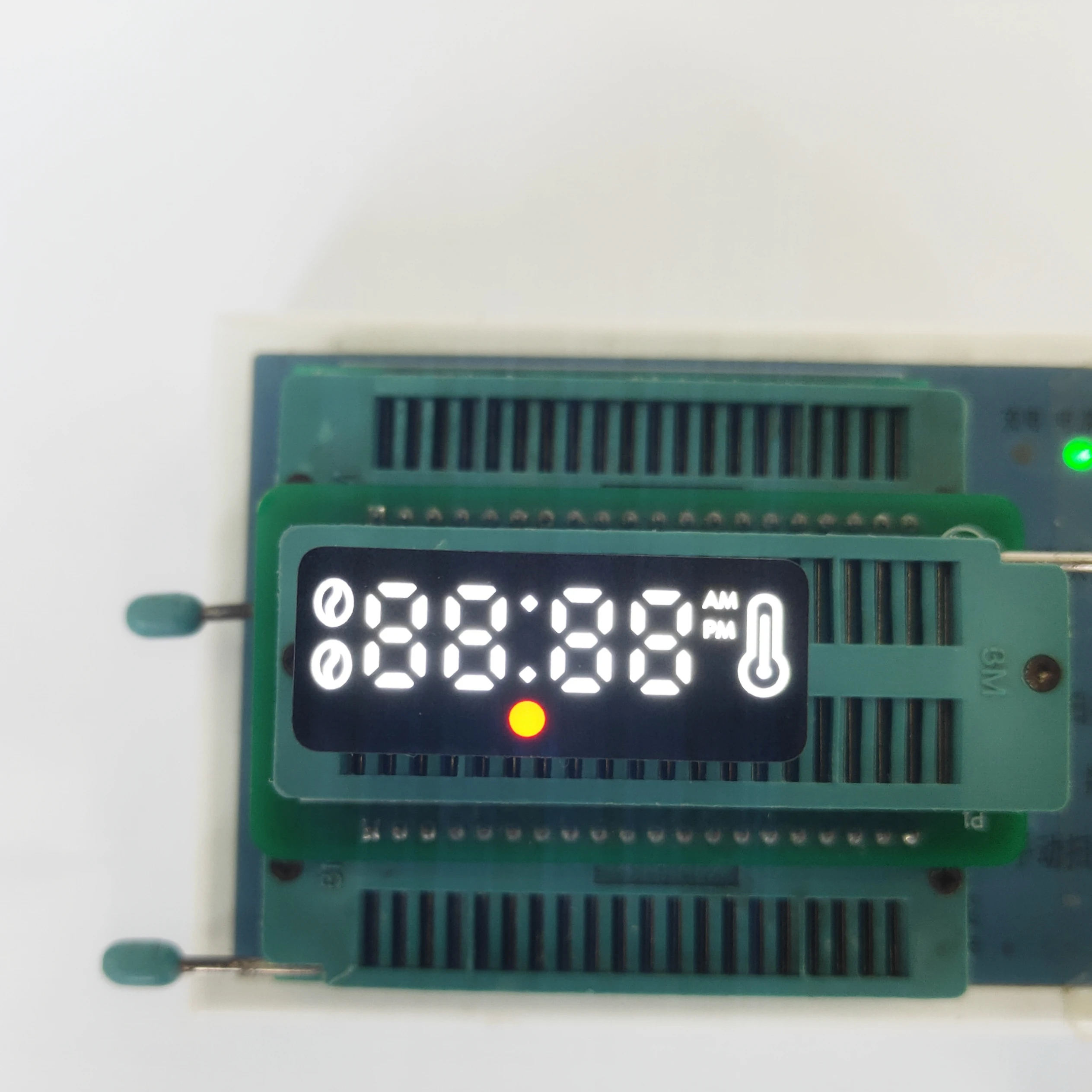 Manufacturer of custom Indoor high power led Digital Tube  7 segment white color nixie tube