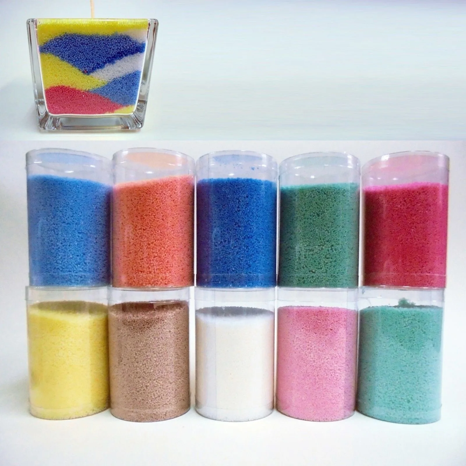 DIY Aromatherapy Candles Colored Pearl Wax Sand Wax Sand Wax Candle Raw Materials Wholesale for Wedding and Christmas Decoration