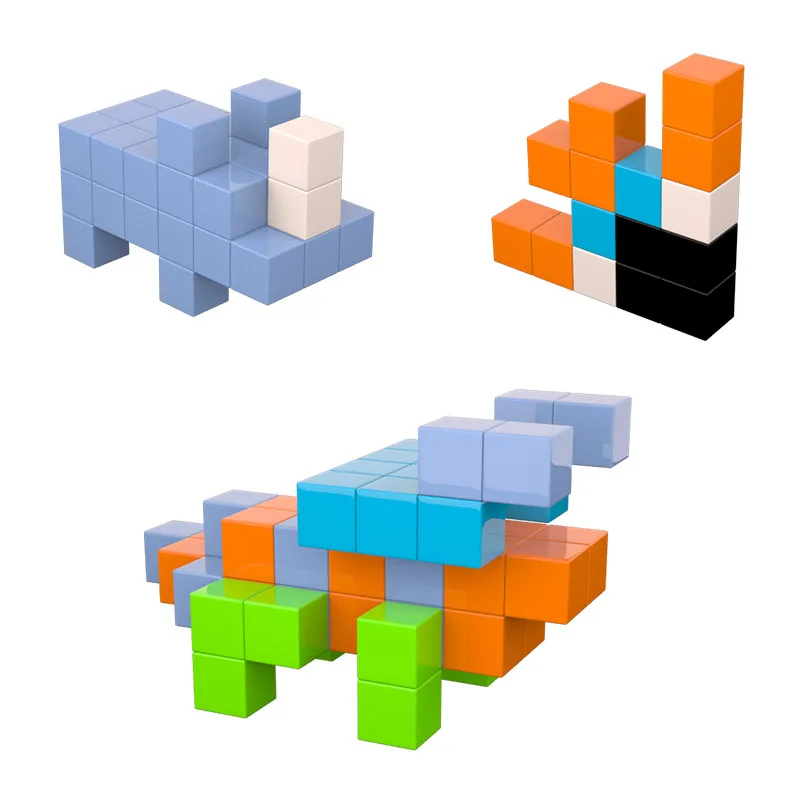 OEM Magnetic Toys Magic Cubes Stress Relief for Adults Magnet Blocks for Kids Magnetic Building Blocks