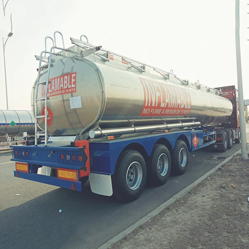 3 Axle 45000 Liters12000 Gallon Fuel Tank Trailer For Sale