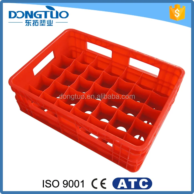 Plastic beer crate 12 bottles beer bottle boxes professional beer boxes manufacturer