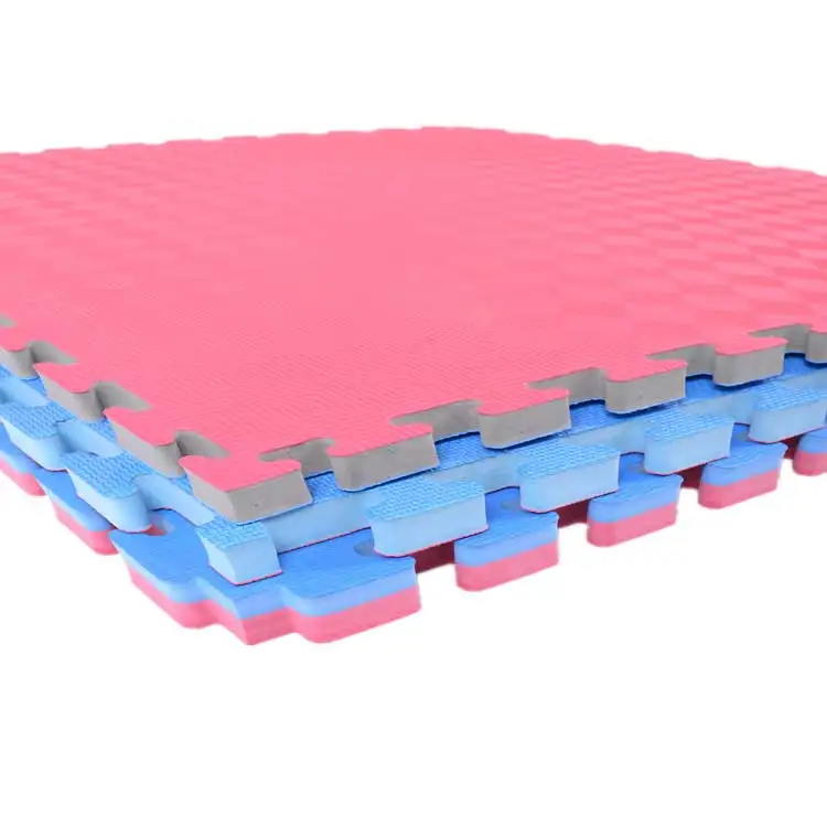 2023 Newest Martial sports  interlocking floor 20MM 80KG/CBM EVA foam tatami mat interlocking floor taekwondo puzzle mats