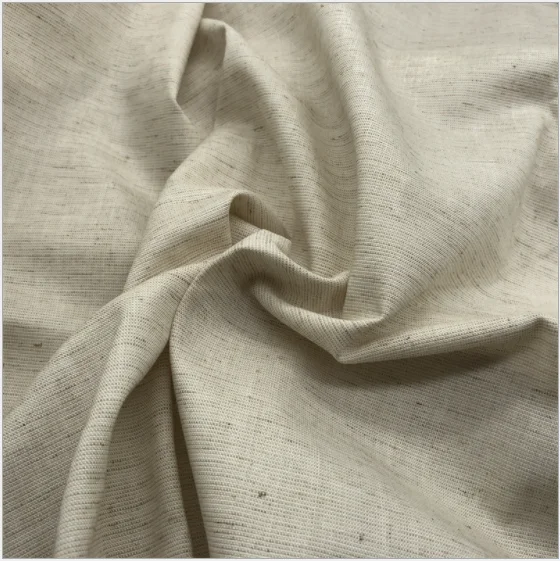 New plain flax rayon viscose blended polyester fibre shirt polyester linen fabric