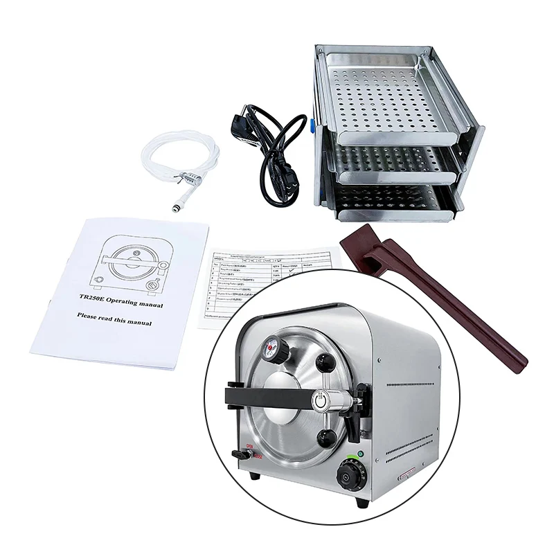 2024 New Hospital clinic Disinfection portable Class B 14L steam sterilizer dental autoclave