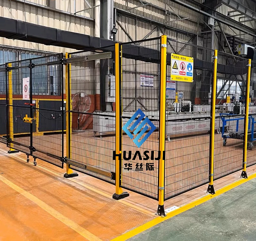 HSJ Новая настройка стальной защитный забор робот защитное ограждение для машин