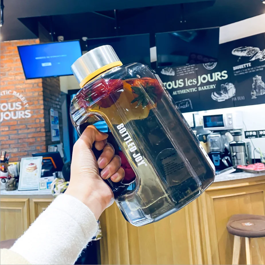 NEW BPA Free 2.2L Large Capacity Plastic Gym Sports Water Jug Bottle with Ice Cube Sticks