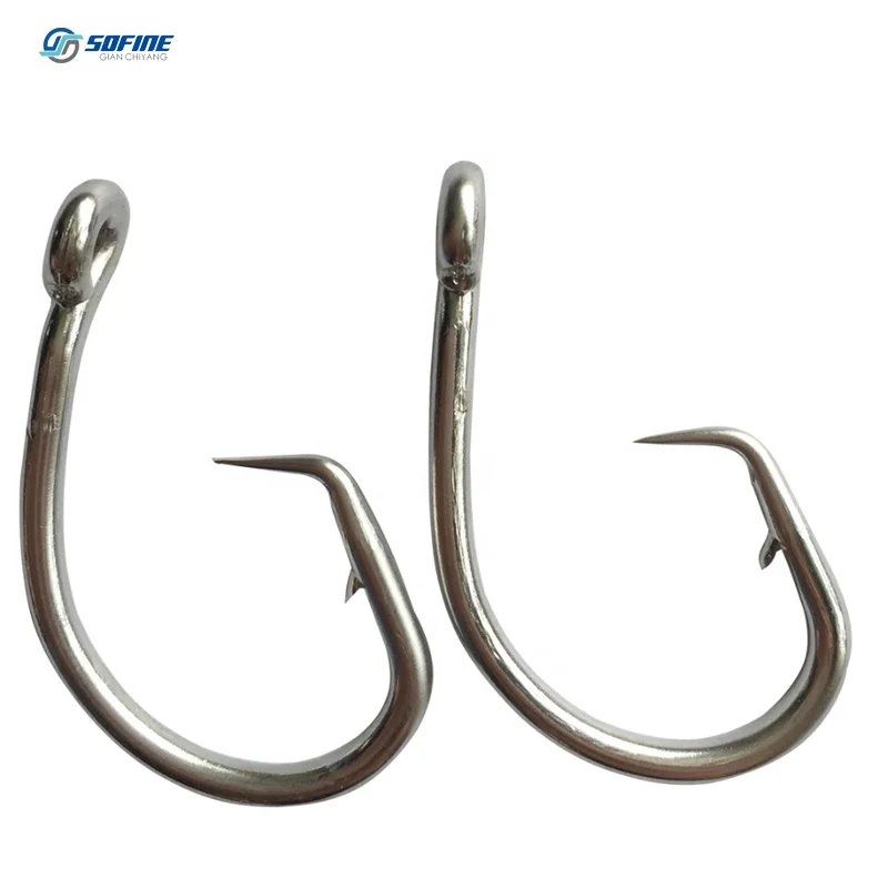 
High Quality Saltwater Stainless Steel Fishing Hook Tuna Circle 420SS Fishing Hook 