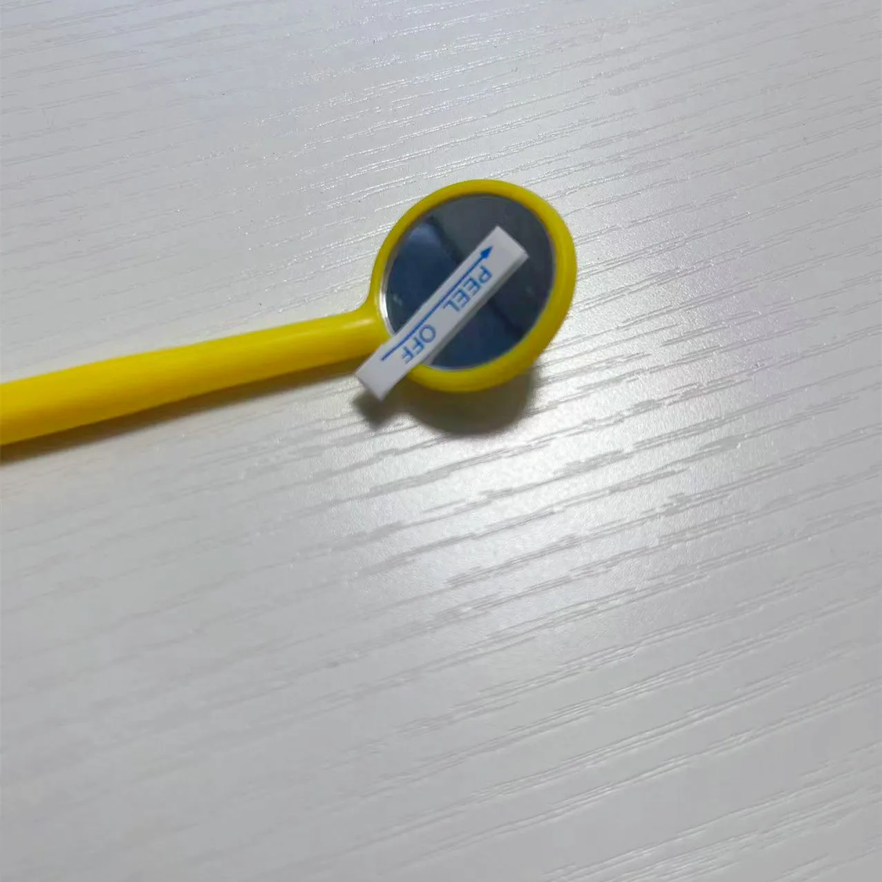 SJ High Quality Dental Mouth Mirror Medical Saliva Suction Exam Plastic Disposable Dental Mirror with Suction Tubes