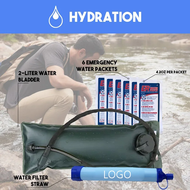 Легкое профессиональное снаряжение для выживания на открытом воздухе туристический рюкзак спальный мешок палатка кемпинга и туризма