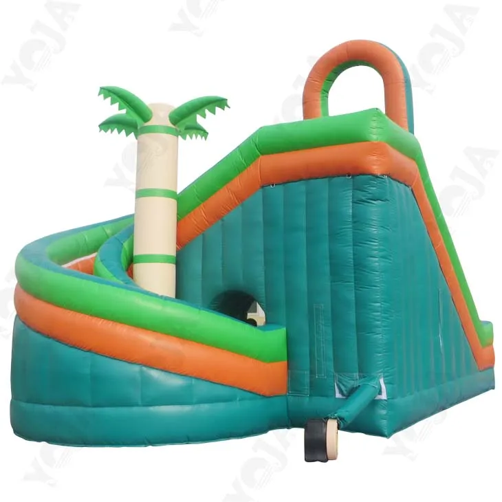 Coconut Palm Tree Inflatable Water Slides For Sale With Pool SuppliersCommercial Grade Adult Size Popular Inflatable Water Slide