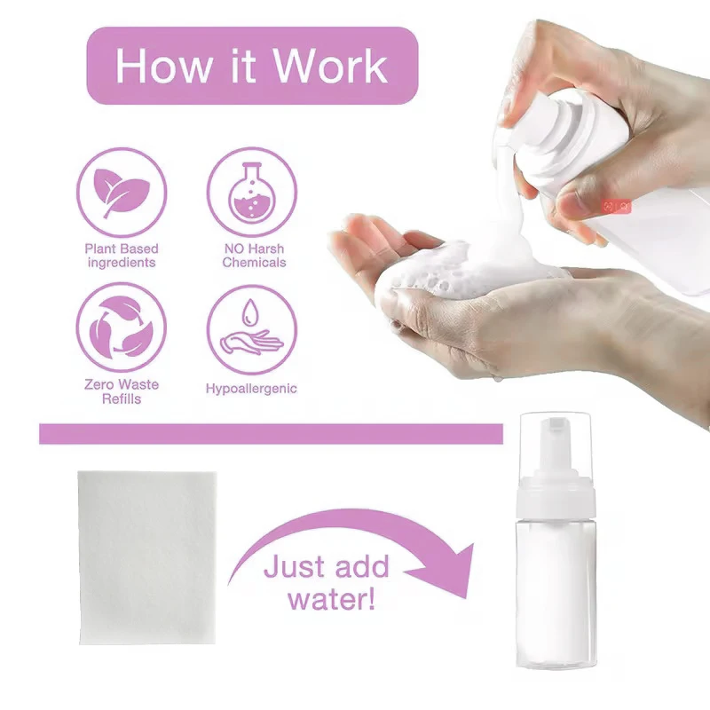 Travel Eco-Friendly Outdoor Cleaning Hand Sheet  Hand Soap Paper Easy Dissolved Hand Washing sheets