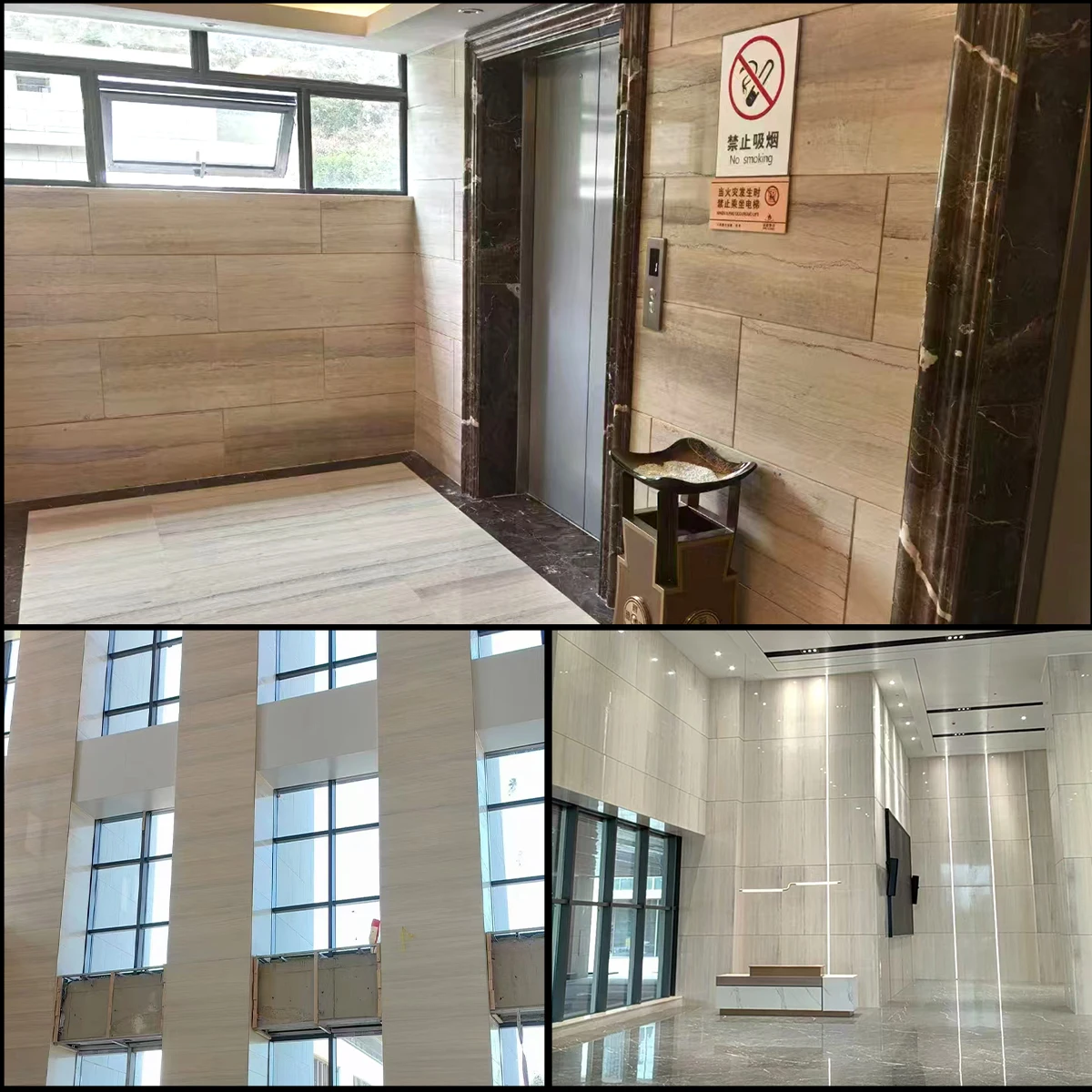 Gingko Grain Beige Marble Slab For Bathroom Livingroom Floor Tiles Veneer Kitchen Countertop Stair Exterior Wall Panel Veneer