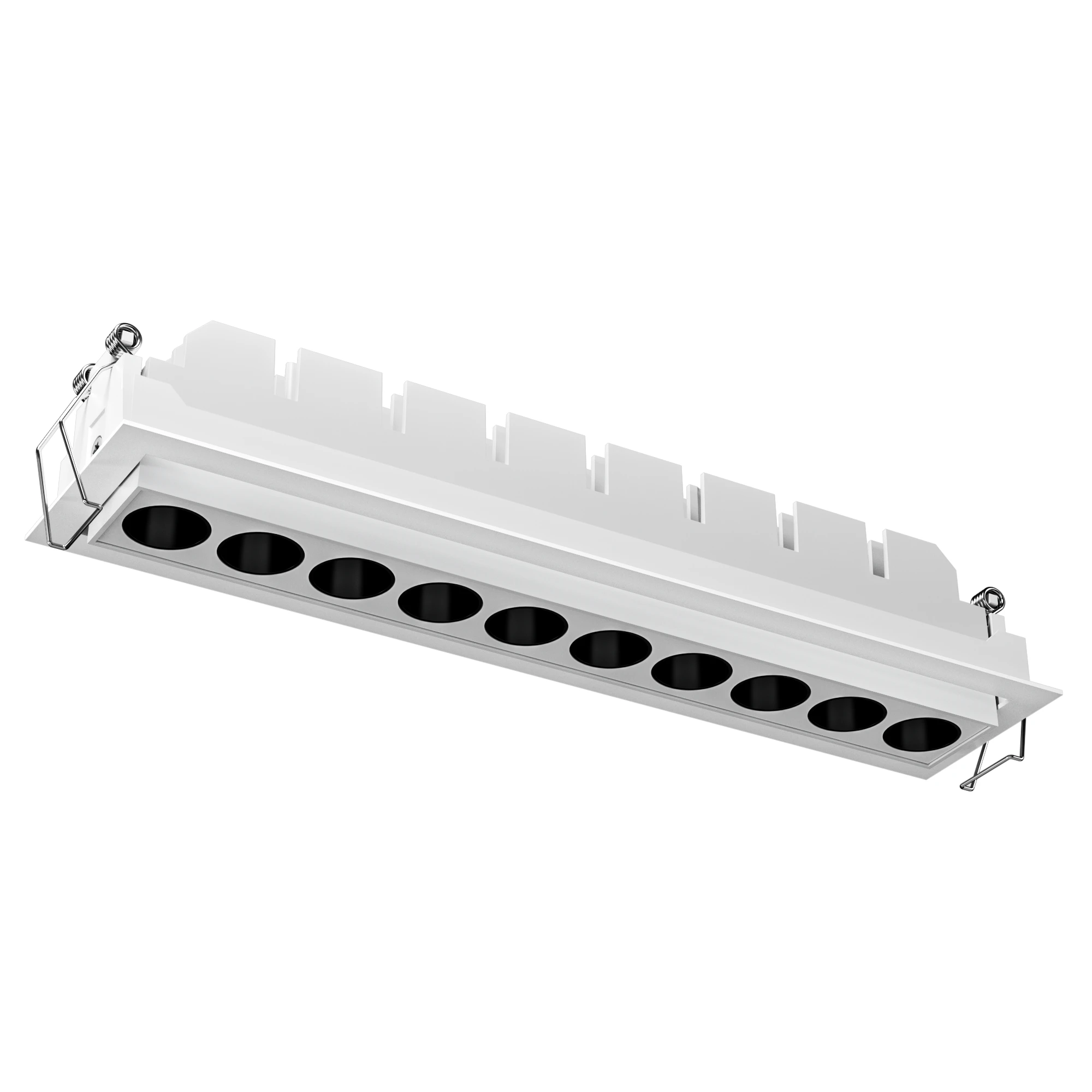 Arcllux  30w high power Adjustable five led lights white square recessed down light