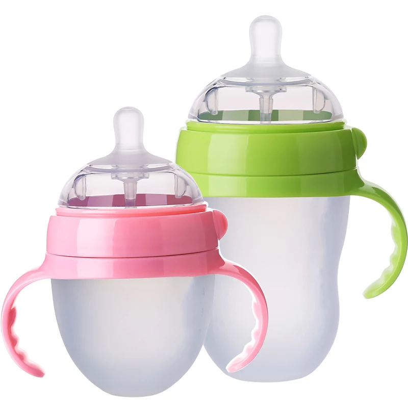 drop shipping feeding free bottle silicon cover bpa free baby bottle