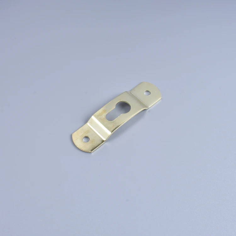 Shanfeng 4 holes Metal Picture Frame accessories Hanging Plate Keyhole Hanger