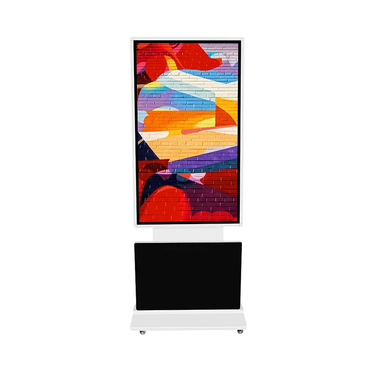 55 inch 4K digital advertising multi interactive rotate touch kiosk