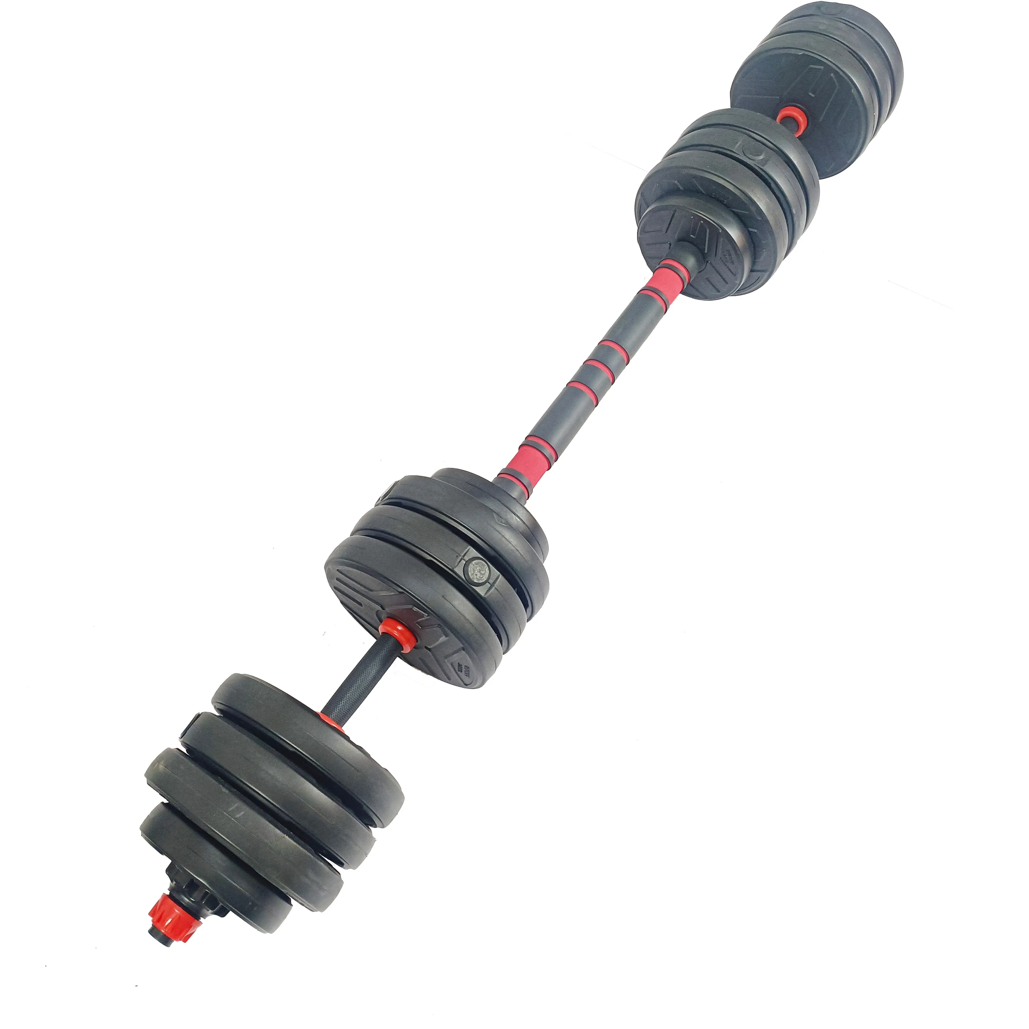 Custom cement 30kg dumbbell barbell set