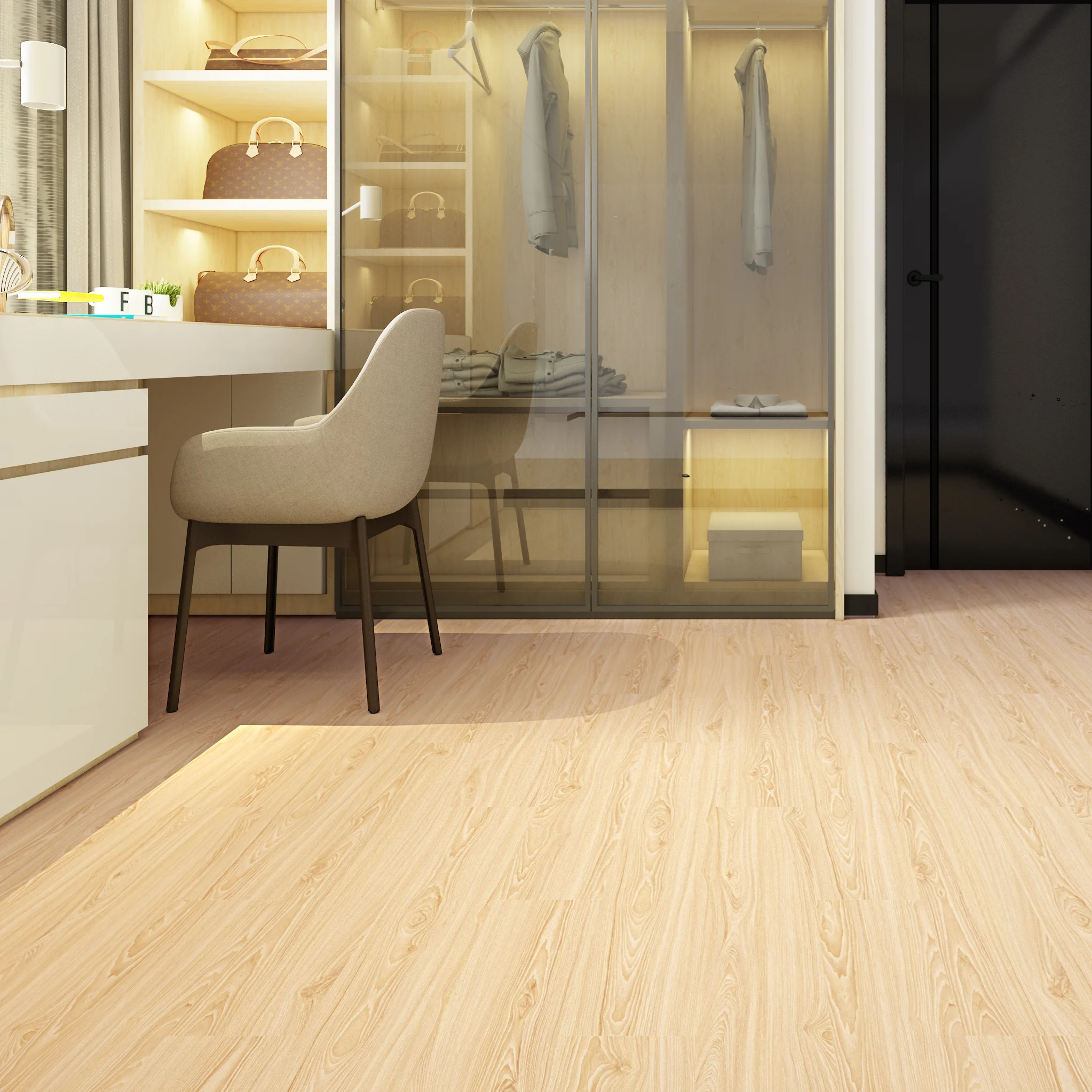 waterproof 4mm 5mm 6mm 7mm anti-slip plastic tiles spc flooring waterproof pvc flooring manufacturer