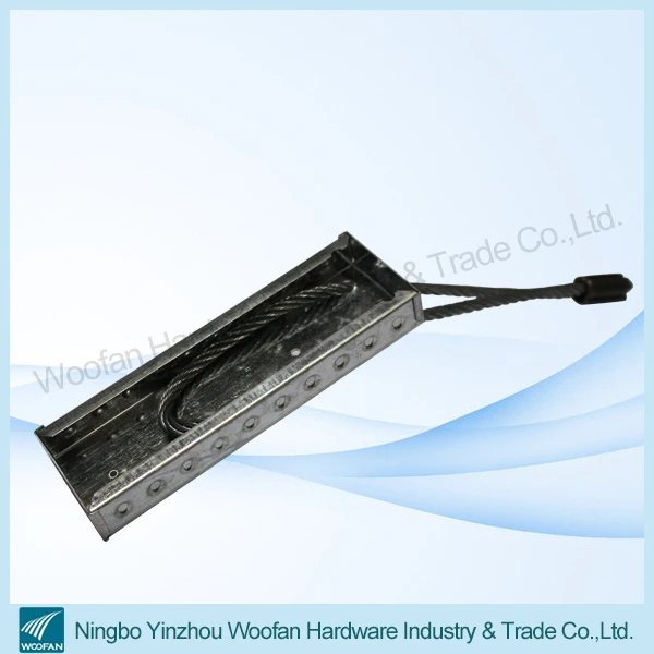 Precast concrete wire rope loop box for construction loop box