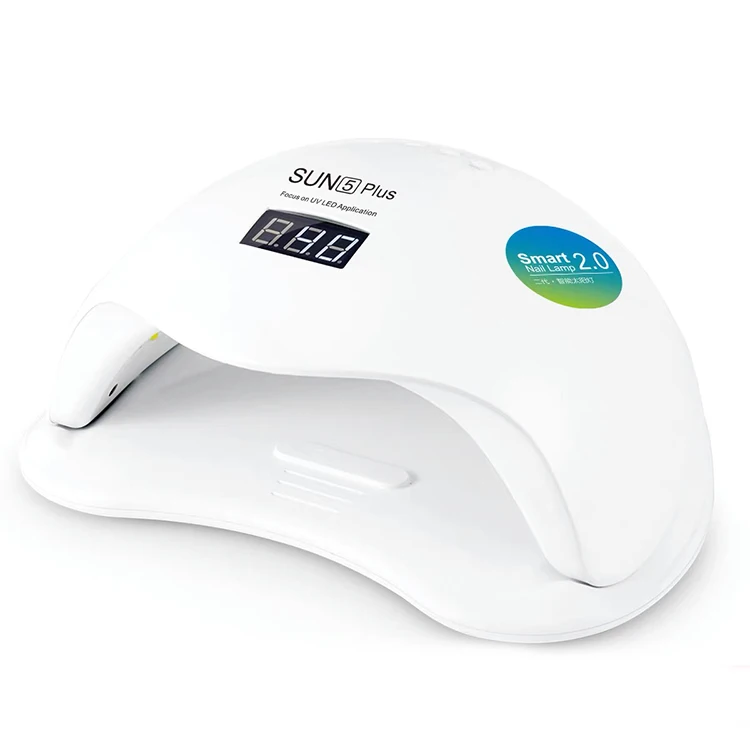 48W UV LED Nail Lamp Dryer for Nails Gel Polish with Automatic Sensor Sun 5 Plus Nail Salon Equipment