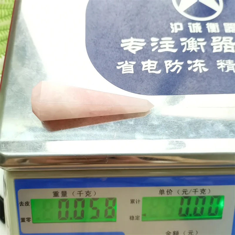 Hot Sale Pendant Holder Natural Clear Quartz Rose Quartz Crystal Ring Setting for Home Decoration