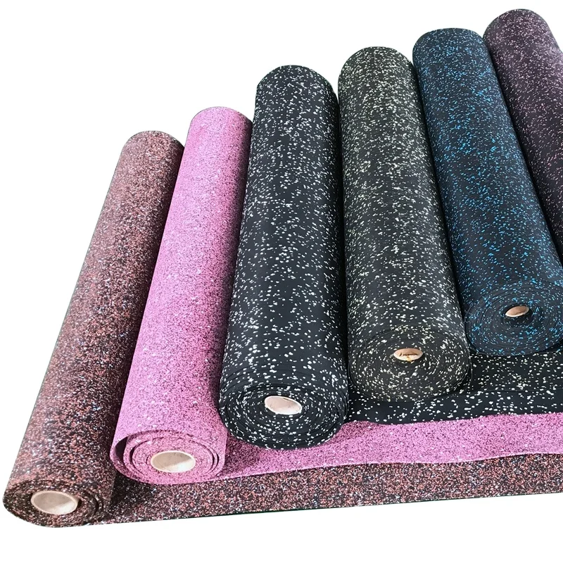 Anti-Slip and Easy to clean 95% EPDM Eco-Friendly Rubber roll for Home Gym
