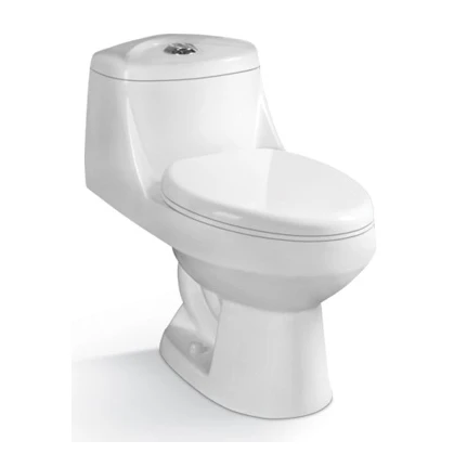 YUSON YS24206 Cheap WC S-Trap 300mm Roughing-in siphonic One Piece sanitarios ceramic toilet for Bathroom