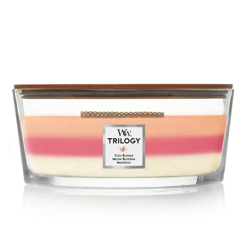 Handmade Soy Wax Candle Creative Romantic Smokeless Glass Scented Candle Boat Candle Jar